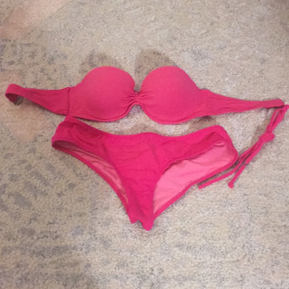 Victoria secret pink bandeau bikini
